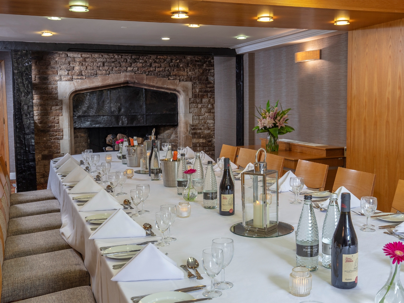 private dining area with table and chairs