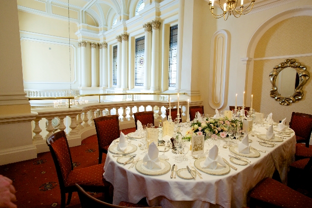 The Gallery at The Grand, Eastbourne set up for a wedding 