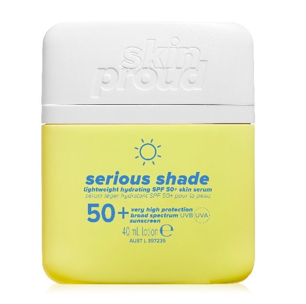 Skin Proud’s Serious Shade Lightweight Hydrating SPF 50+ Skin Serum