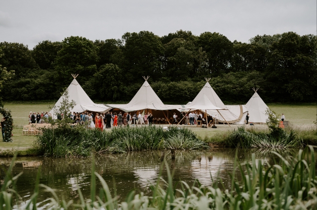 Maplehurst Farm wedding tipi